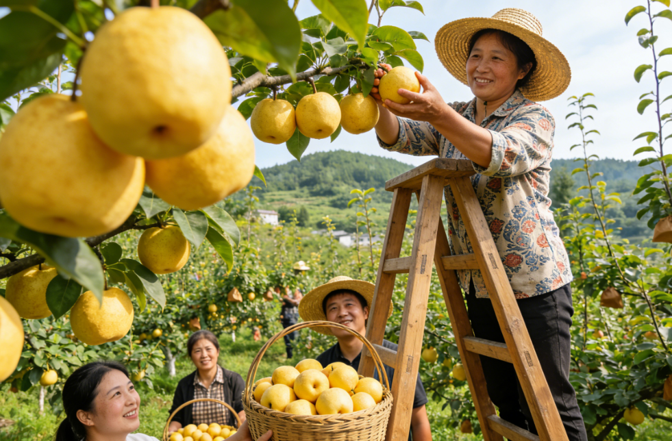 桐梓楠木村：“官梨”甜了乡愁富了口袋