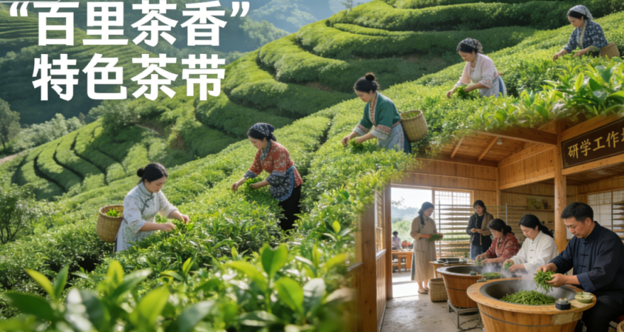 湄潭凤冈“百里茶香”：一片叶子带富一方人